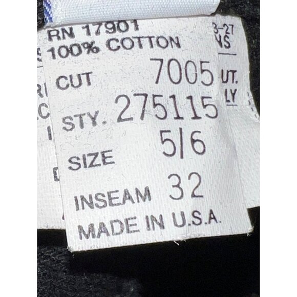 New Vintage Rocky Mountain Black High-Waisted Cotton Jeans W/ Embroidered Detail - Picture 5 of 11